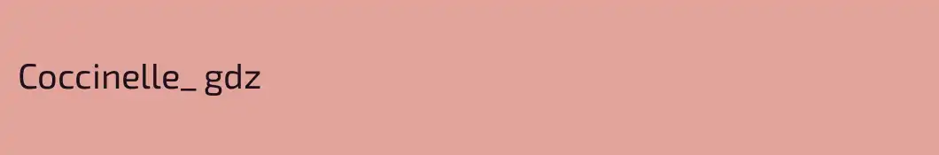Coccinelle_ gdz